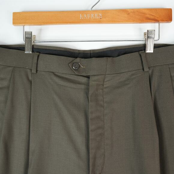 Louis Raphael Luxe Dress Pants Mens 40x29.5 100% Pure Wool - Picture 6 of 13